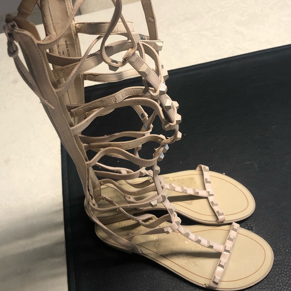 Rebecca Minkoff Strappy Knee-High Gladiator Sandals